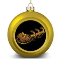 Pexlerian Christmas Ball Ornament – Santa In Flight