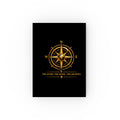 Pexlerian Gold Compass  Hardback Journal - "The Story. The Music. The Journey."