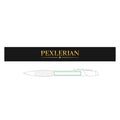 Pexlerian Brass Ballpoint Pen — Black Metal Pen with Gripper
