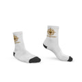 Pexlerian Gold Compass Socks - White