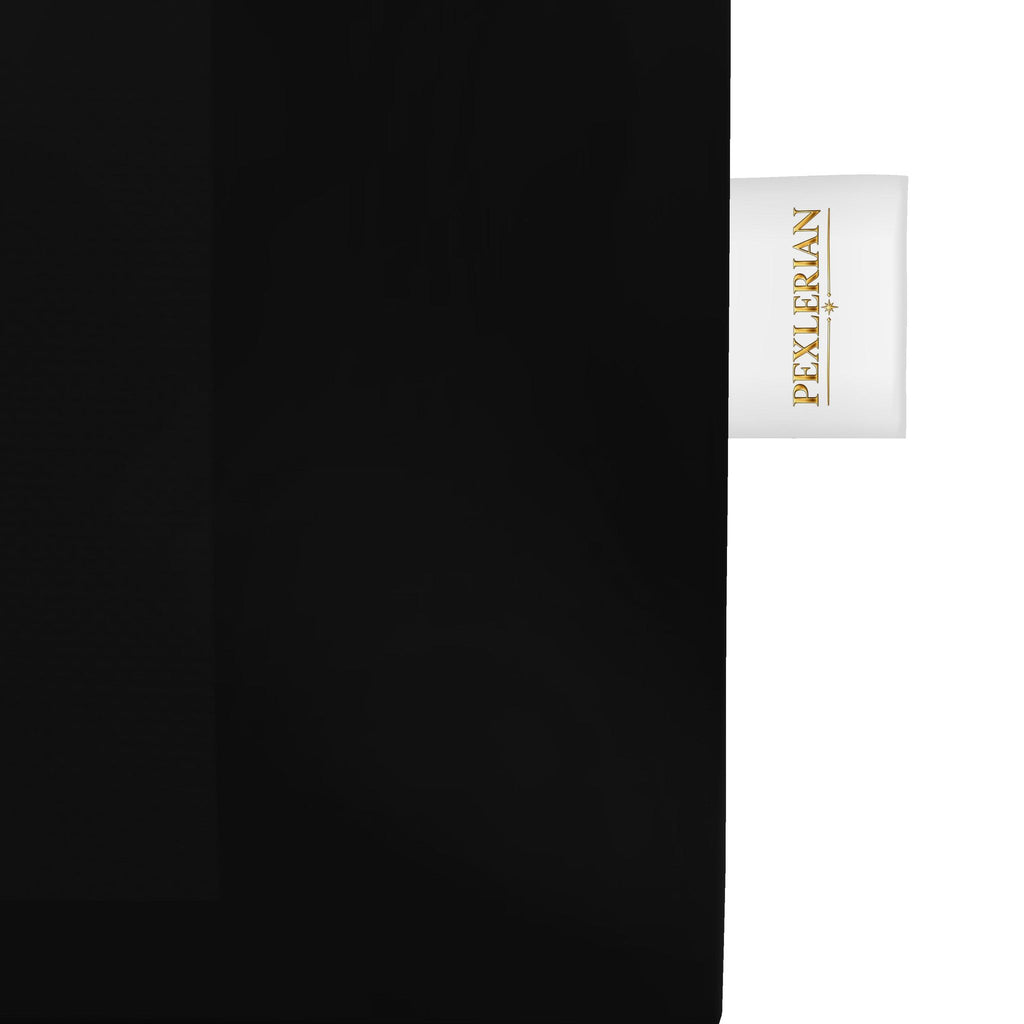 Pexlerian Gold Compass Tote – Black