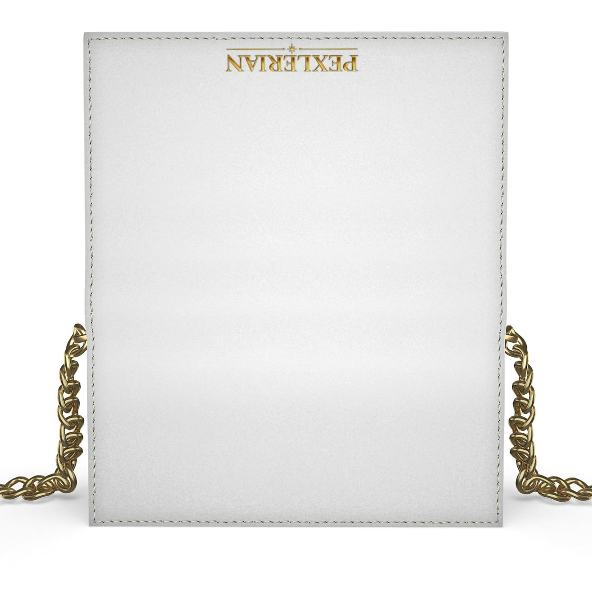 Pexlerian Kenway Evening Bag - White