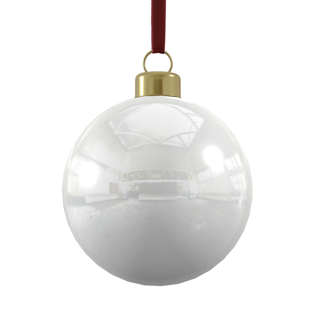 Pexlerian Gold Bone China Christmas Baubles
