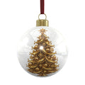 Pexlerian Gold Bone China Christmas Baubles