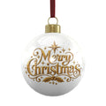 Pexlerian Gold Bone China Christmas Baubles