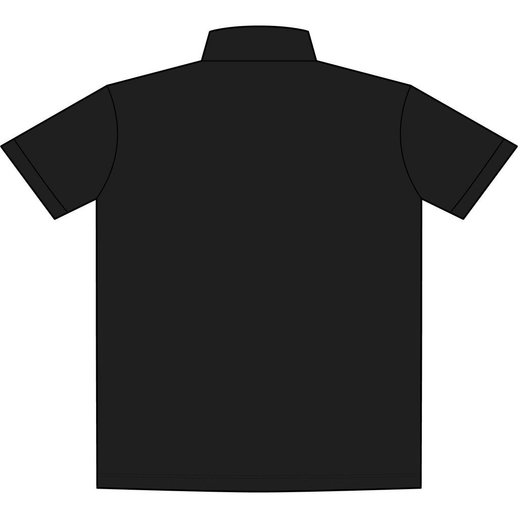 Pexlerian Signature Pique Pocket Polo — Embroidered Gold Crest Chest