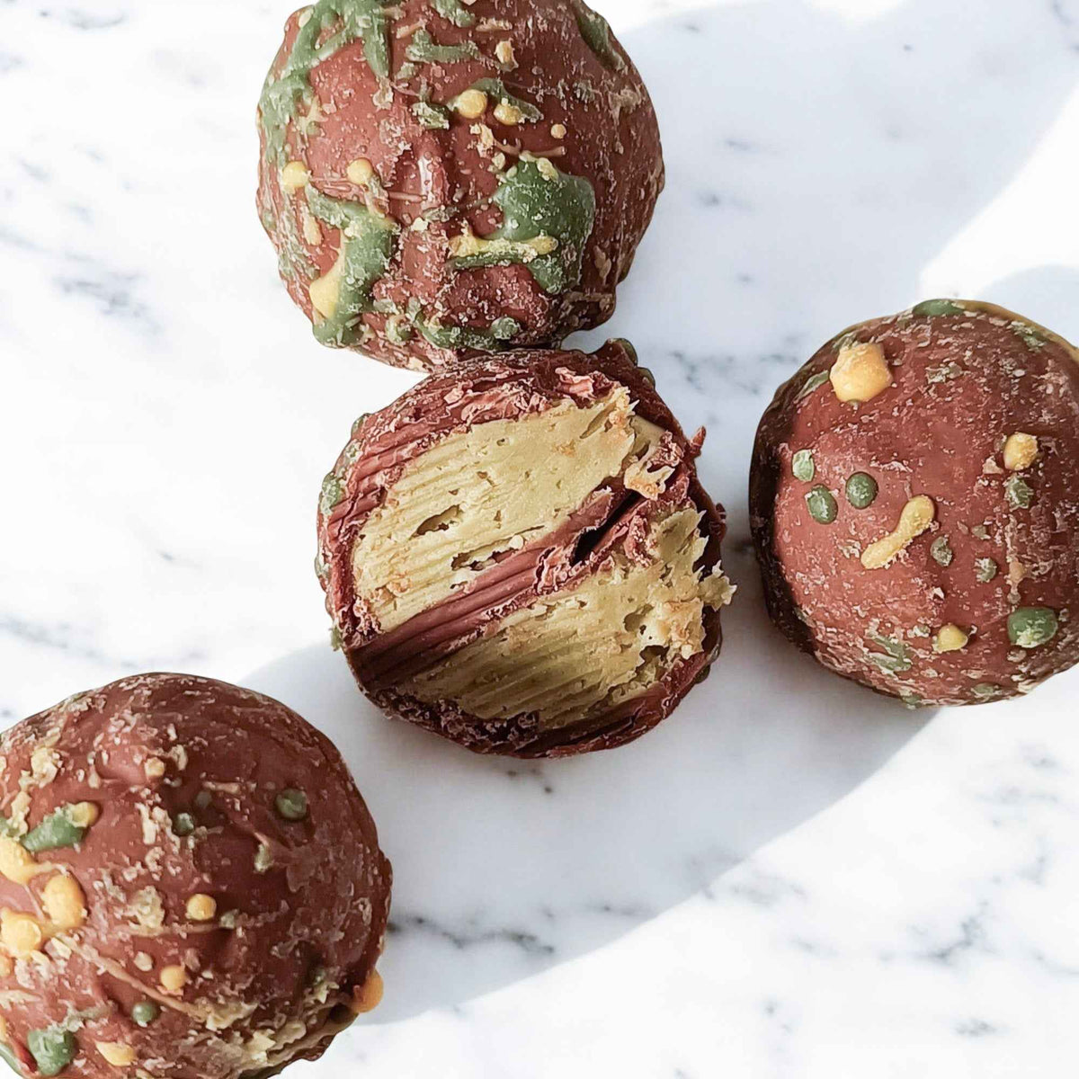 Dubai Chocolate Pistachio Knafeh Truffles – 144g