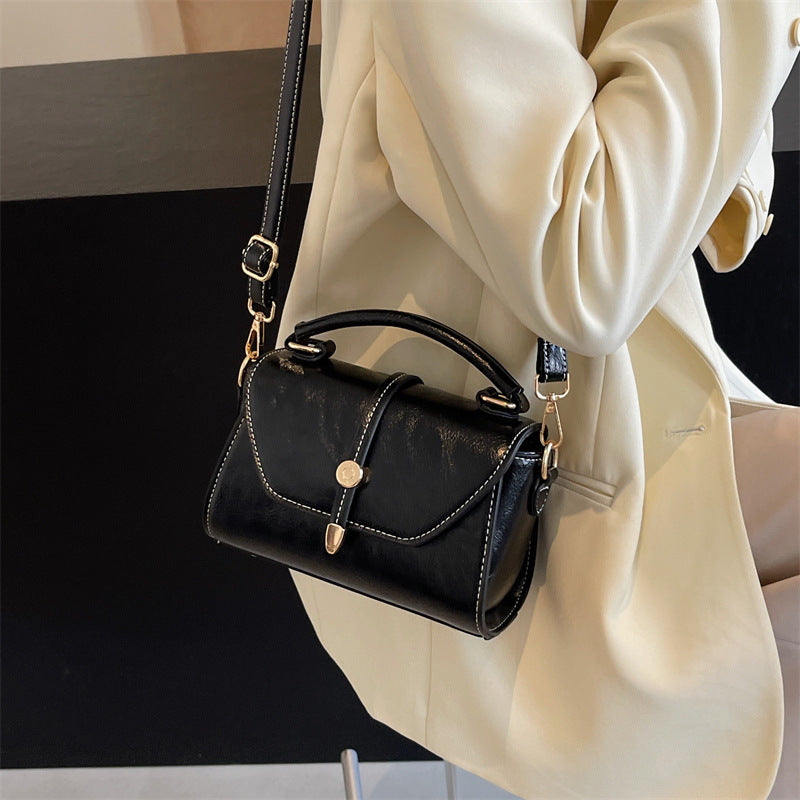 Square PU Leather Crossbody Bag