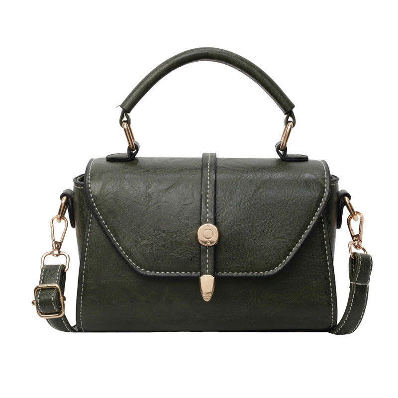 Square PU Leather Crossbody Bag