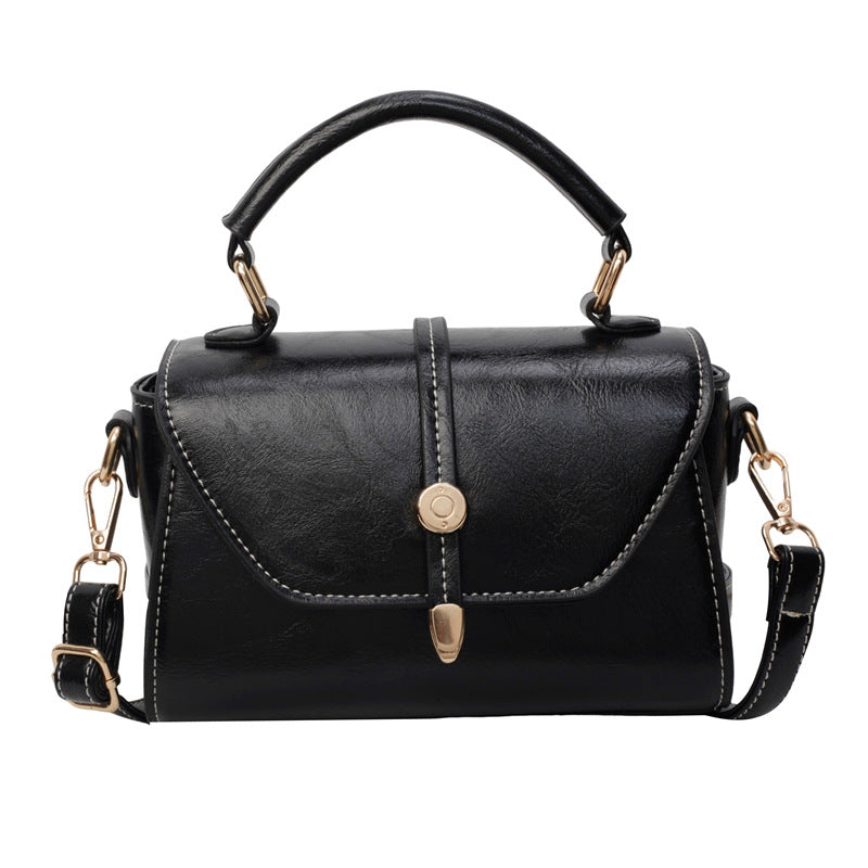 Square PU Leather Crossbody Bag