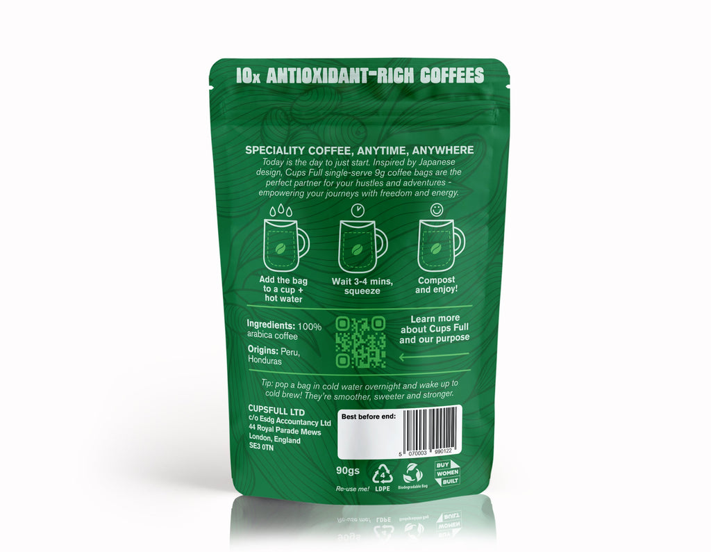 Pace Medium Speciality Coffee Bags – 10 Pack