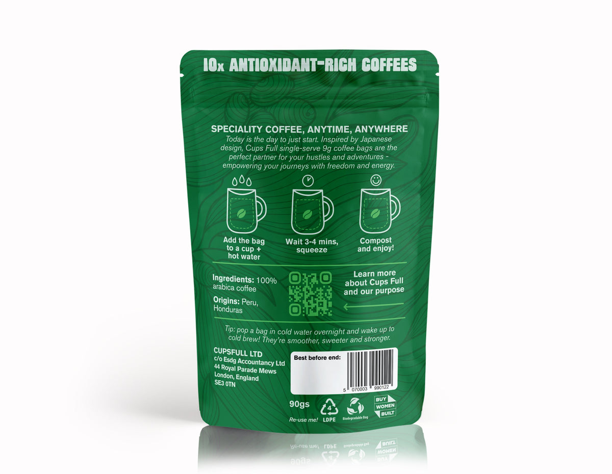 Pace Medium Speciality Coffee Bags – 10 Pack