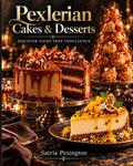 Pexlerian Cakes & Desserts by Satria Pexington, approved black-and-gold cover