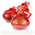 White Chocolate Strawberry, Raspberry & Cherries,  in a Handmade Bonbonnière, Palm Oil Free, 130g