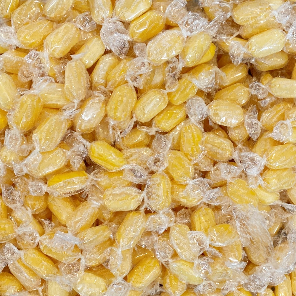 300g Square Window Pattern Box of Sugar Free Sherbet Lemons