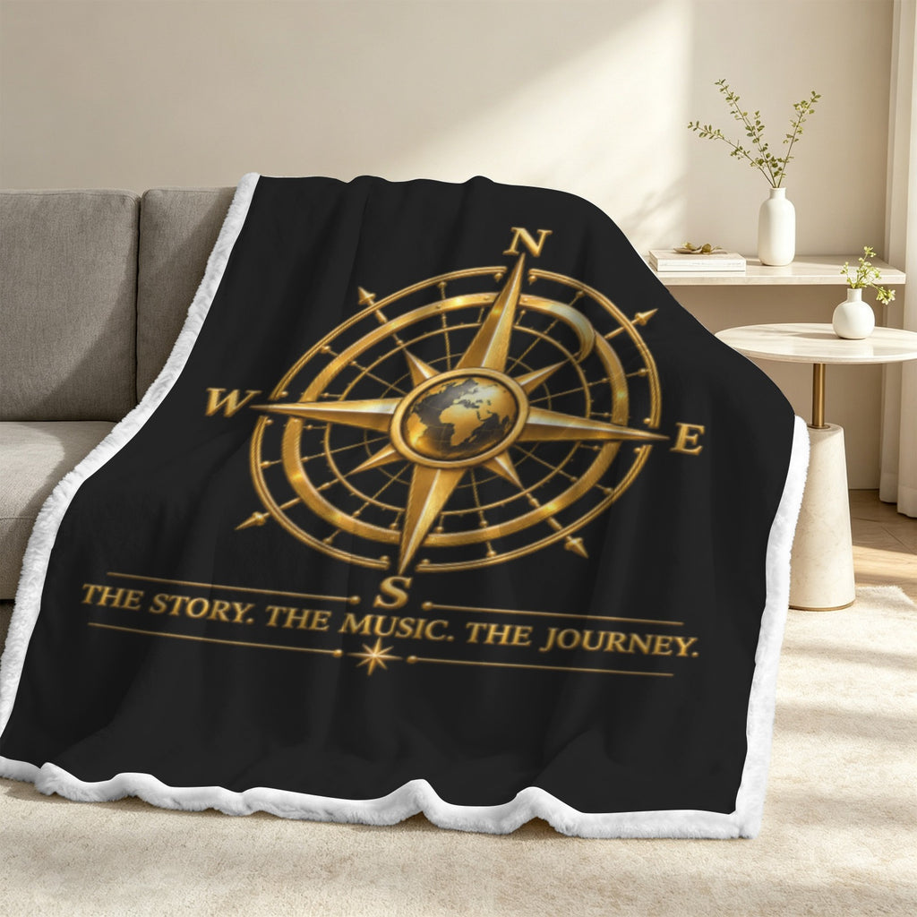 Pexlerian Gold Compass Blanket