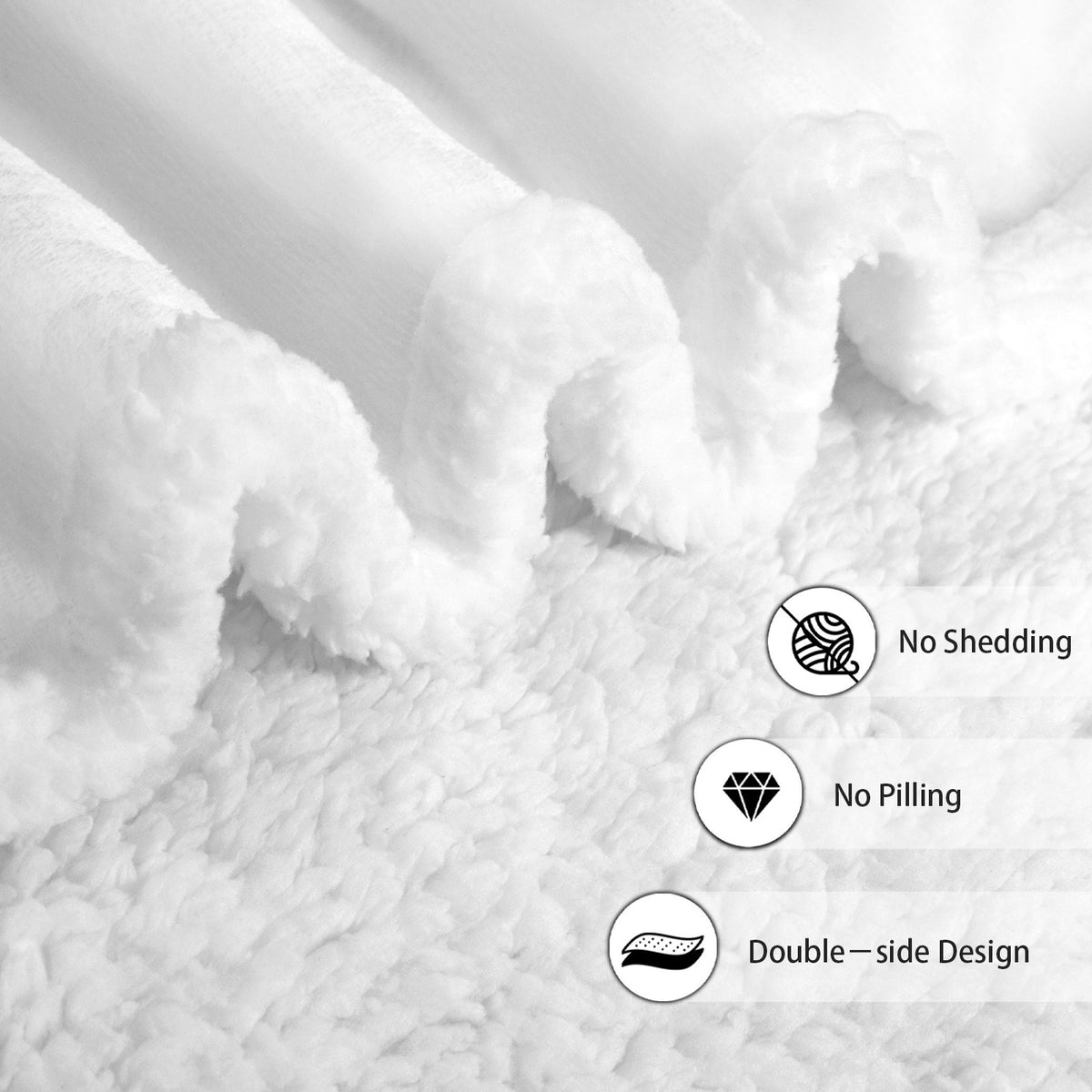Pexlerian Gold Compass Blanket - White