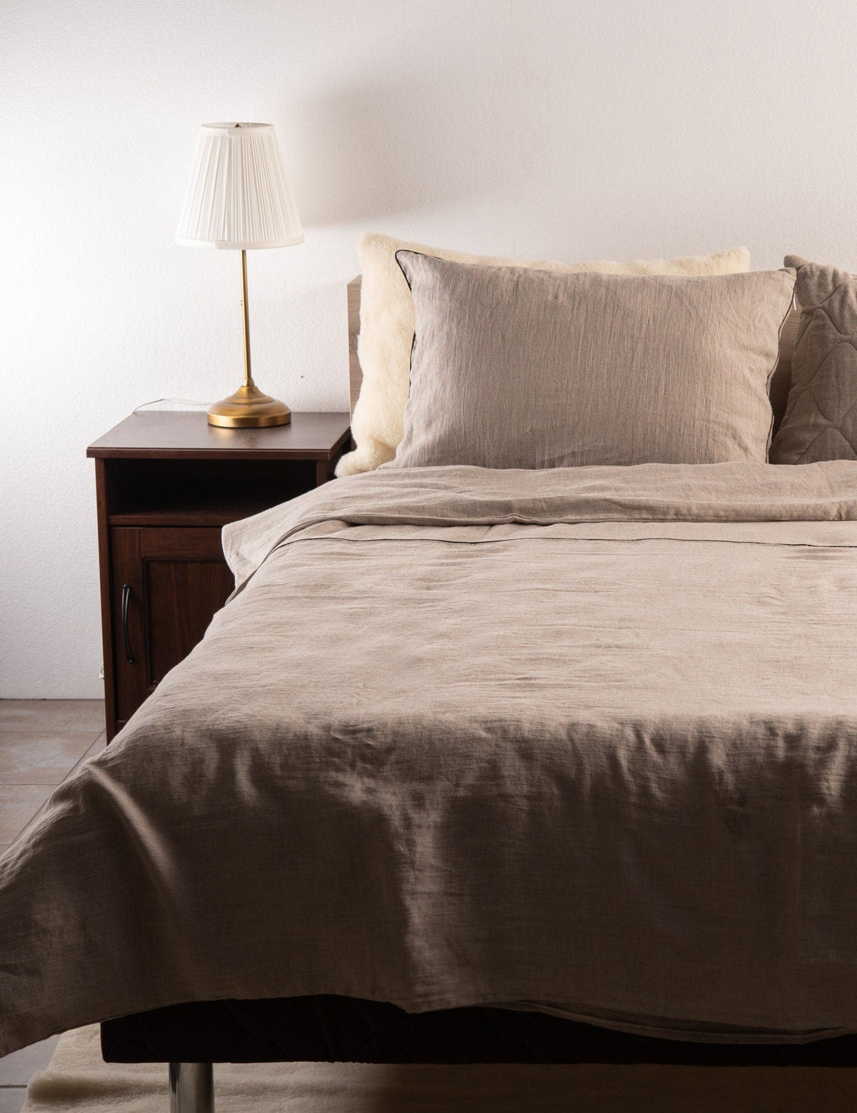 Natural Linen & Merino Wool Pillow