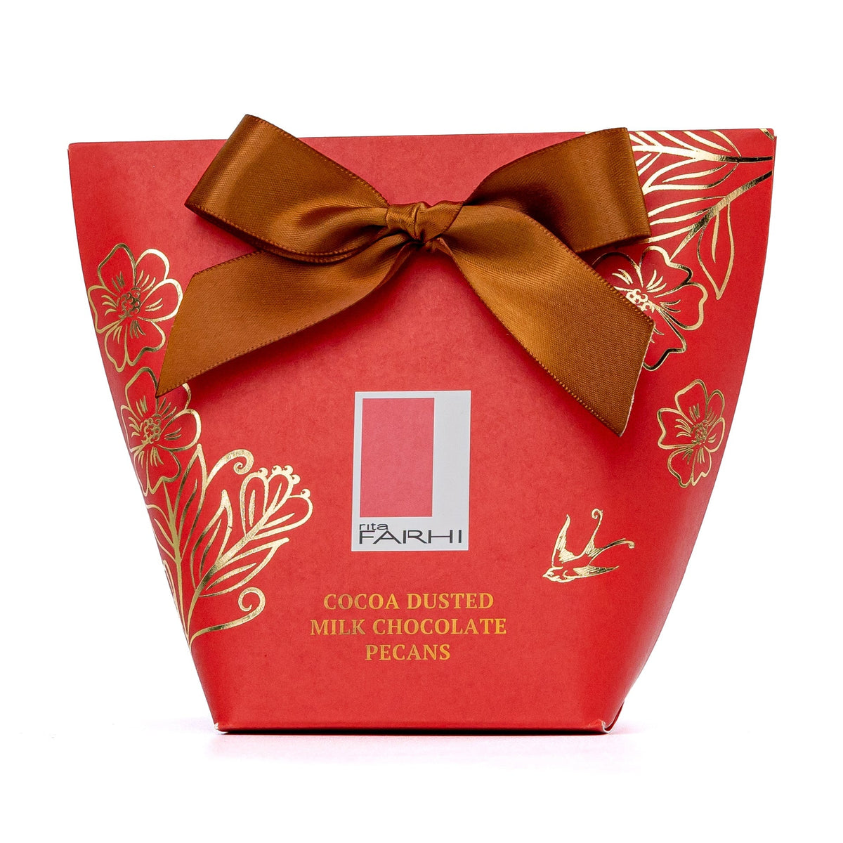 Cocoa-Dusted Milk Chocolate Pecans with Gianduja – 130g
